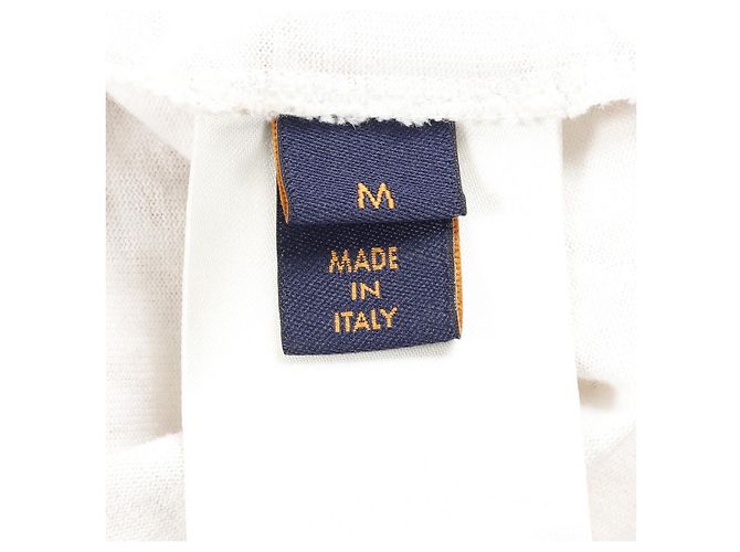 Top in cotone Monogram Louis Vuitton Bianco D'oro - vista 5