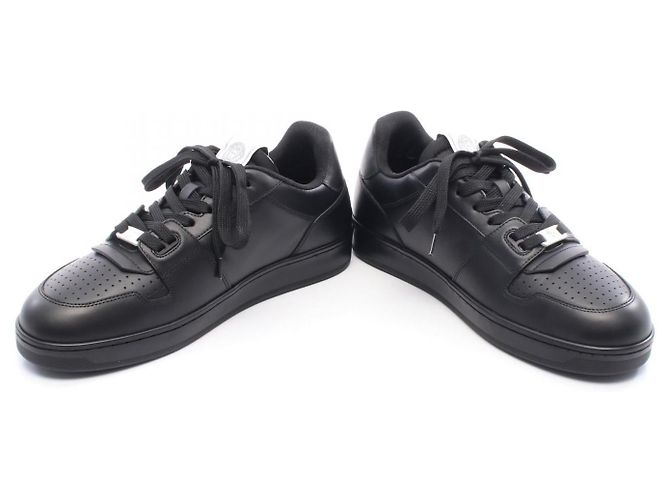 Medusa Leder-Sneaker von Versace Schwarz - Ansicht 3