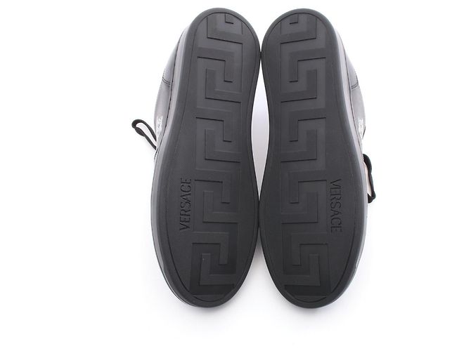 Medusa Leder-Sneaker von Versace Schwarz - Ansicht 4