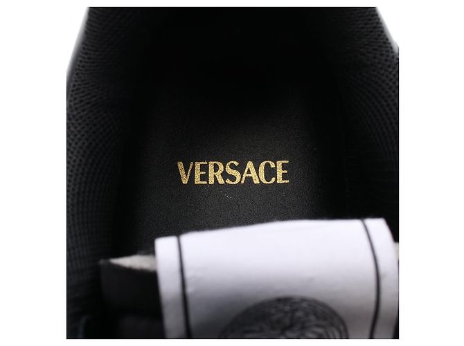 Medusa Leder-Sneaker von Versace Schwarz - Ansicht 5