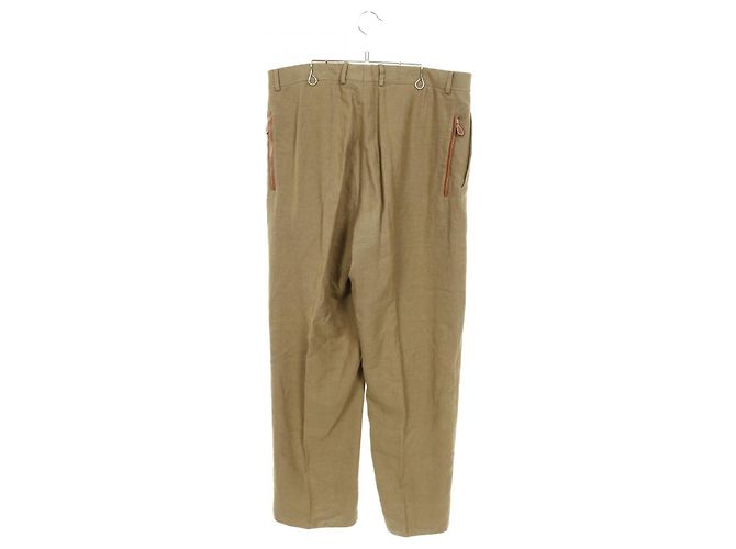 Hermès Hermes Stoffhose Grün Khaki - Ansicht 2