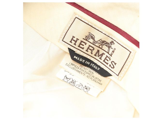 Hermès Hermes Stoffhose Grün Khaki - Ansicht 5