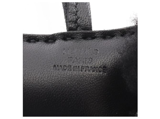 Hermès Buddy Charm Schwarz Lammfell - Ansicht 3