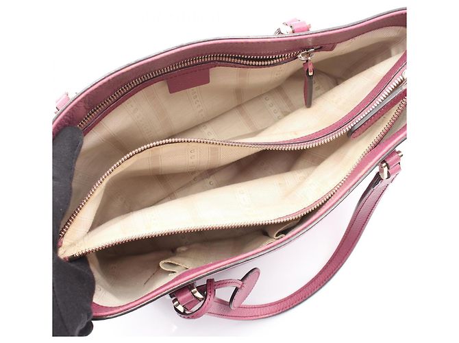 Borsa Tote Gucci Interlocking G Rosa - vista 3