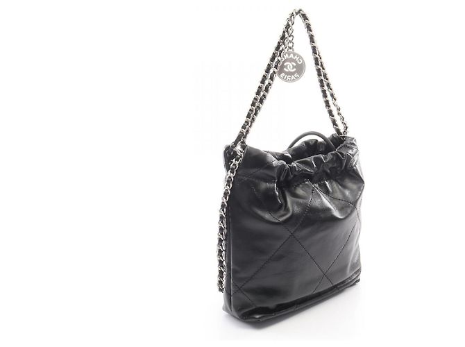 Borsa 2-Way Chanel CHANEL 22 Mini Nero - vista 2