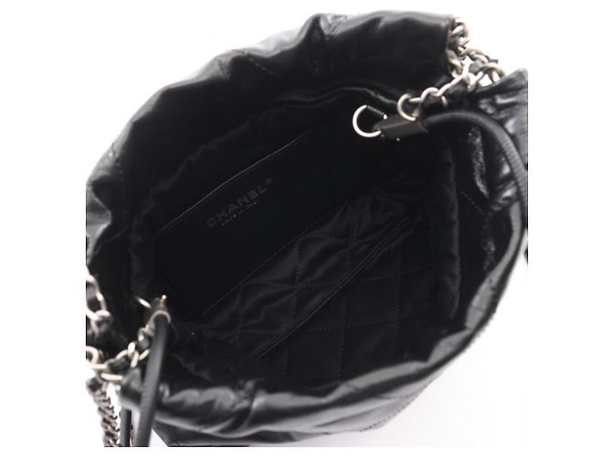 Borsa 2-Way Chanel CHANEL 22 Mini Nero - vista 3