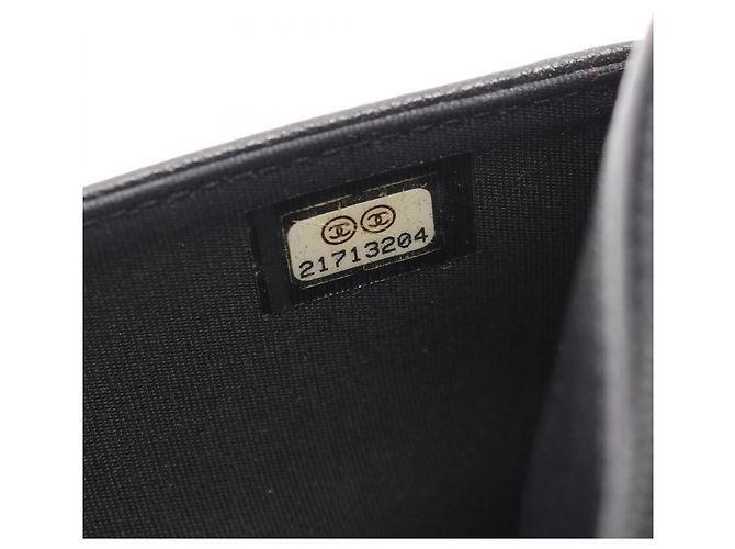 Borsa Chanel Matelassé in pelle nera Nero - vista 5