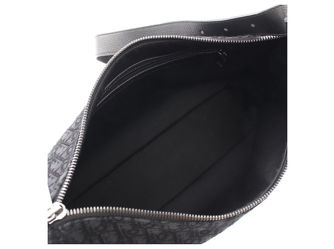 Borsa Hobo Christian Dior Dior Slider Zip Nero - vista 3