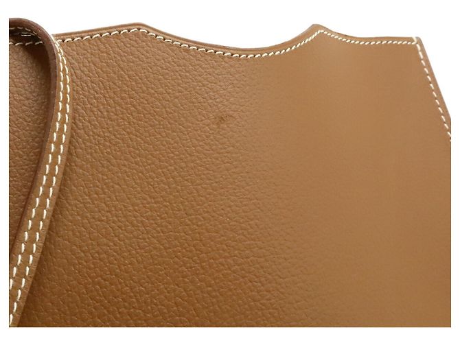 Hermès Borsa a tracolla pochette in pelle Onimaitou Hermes Marrone - vista 8