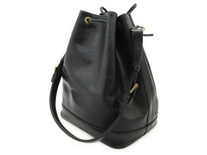 Borsa a Spalla Louis Vuitton Epi Noe Noir Nero - vista 3