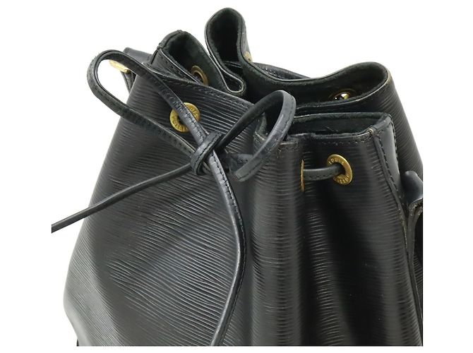 Borsa a Spalla Louis Vuitton Epi Noe Noir Nero - vista 5