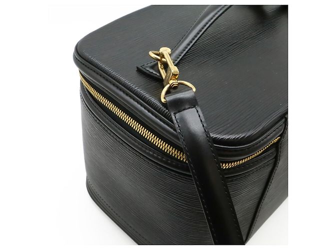 Borsa Louis Vuitton Epi Nice in Noir Nero - vista 5