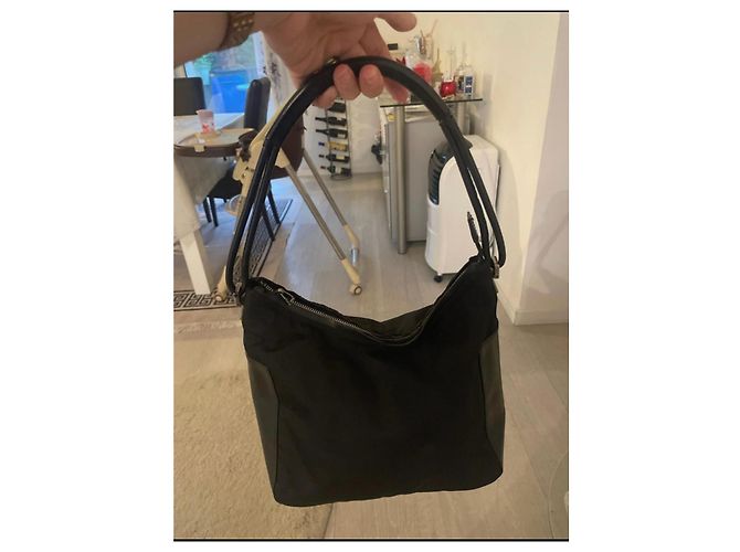 Borsa a tracolla Gucci Soho in nylon Nero - vista 12