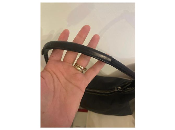 Borsa a tracolla Gucci Soho in nylon Nero - vista 7