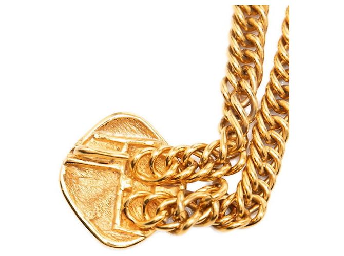 Chanel Vintage Matelassé Gürtel vergoldet Golden - Ansicht 4
