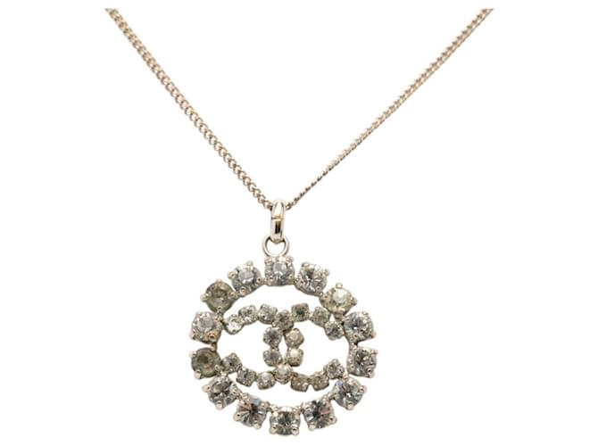 Collar Chanel Coco Mark Plata - vista 2