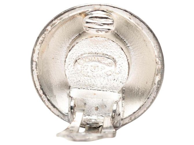 Chanel Coco Mark Clip-Ohrringe Silber Golden - Ansicht 3