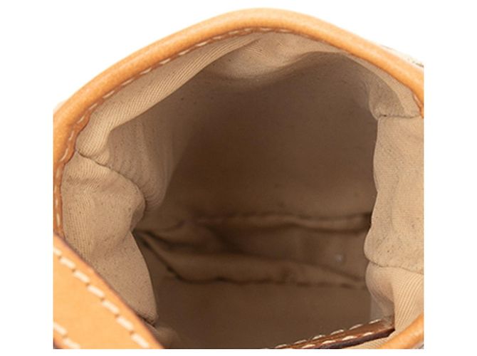 Borsa a tracolla mini Christian Dior Dior Oblique Trotter Marrone - vista 4