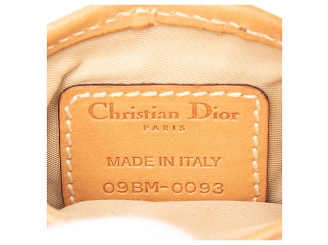 Borsa a tracolla mini Christian Dior Dior Oblique Trotter Marrone - vista 5