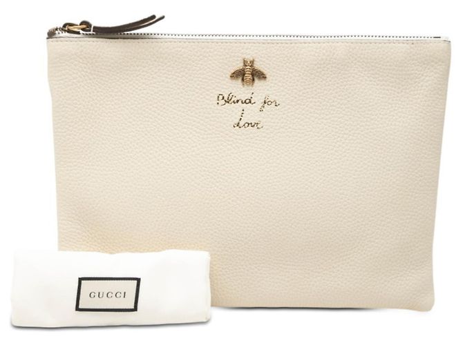 Clutch Gucci Animalier Bee Crudo - vista 7
