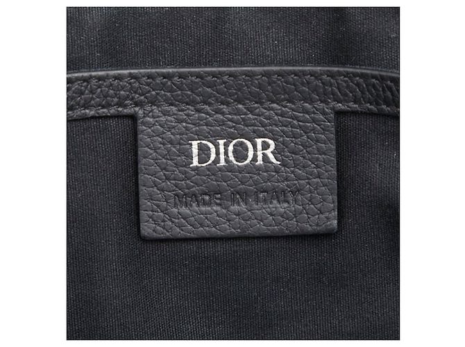 Christian Dior Dior Oblique Saddle Bag Nero Beige - vista 10