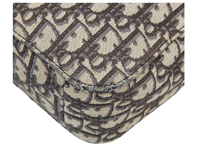 Christian Dior Dior Oblique Saddle Bag Nero Beige - vista 5