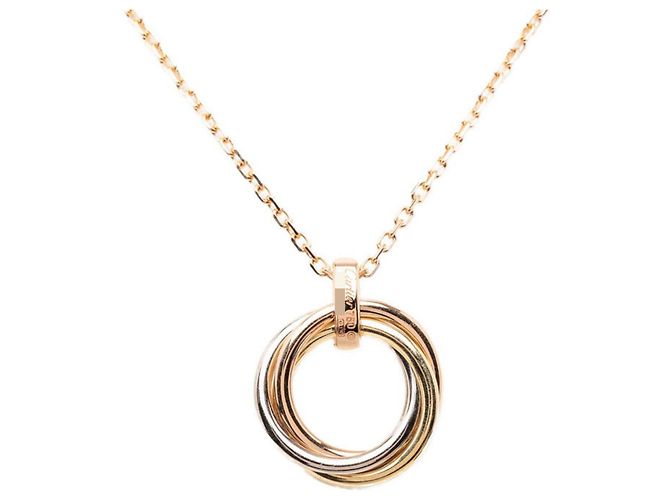 Collana con pendente Cartier Trinity 5-Diamanti - vista 2