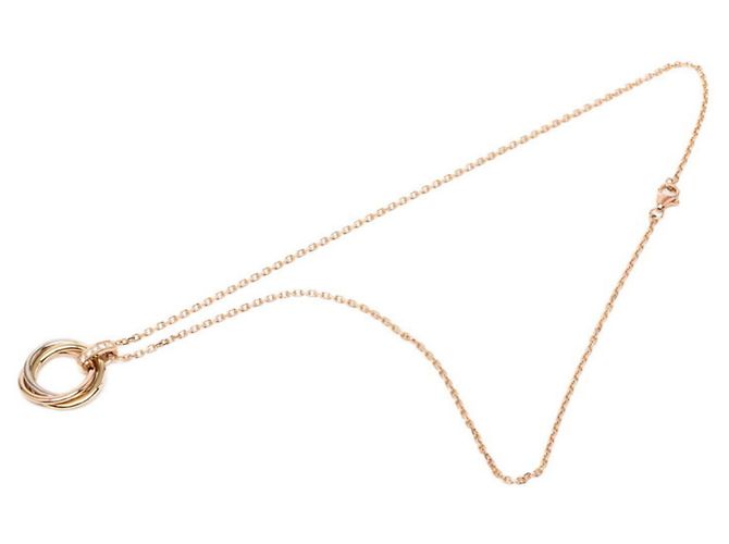 Collana con pendente Cartier Trinity 5-Diamanti - vista 3