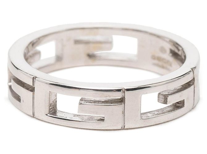 Gucci G-Logo Ring aus 18K Weißgold - Ansicht 2