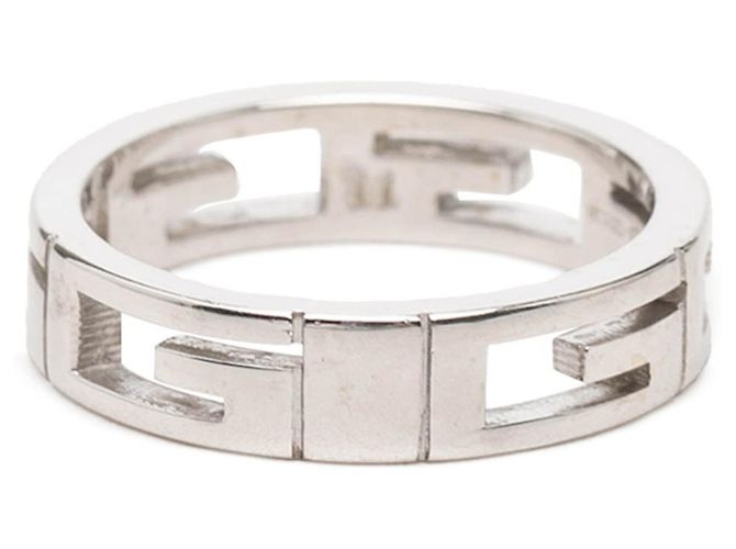 Gucci G-Logo Ring aus 18K Weißgold - Ansicht 3
