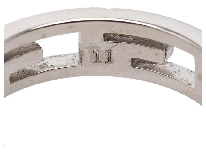 Gucci G-Logo Ring aus 18K Weißgold - Ansicht 5