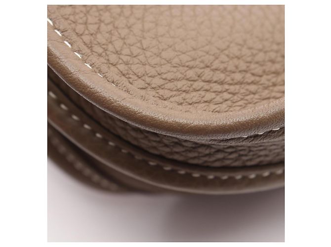 Hermès Borsa a tracolla Hermes Evelyne 3 Trois PM Etoupe Gray Taupe - vista 8