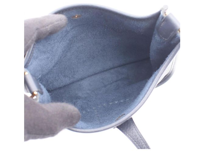 Hermès Bolso de hombro Hermes Evelyne TPM Amazon Blue Nuit Azul Azul marino - vista 3