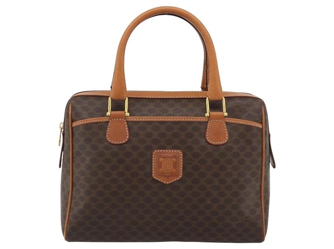 Céline Celine Vintage Macadam Boston Canvas Marron - vue 2