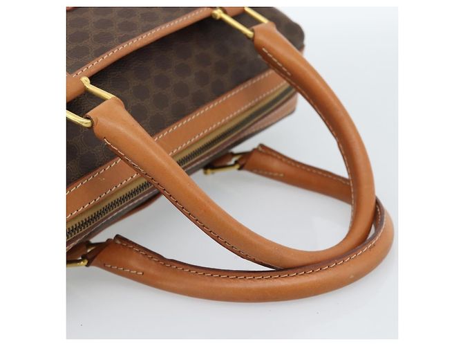 Céline Celine Vintage Macadam Boston Canvas Marron - vue 7