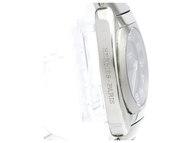 Hermès Reloj de mujer de cuarzo en acero inoxidable Hermes Espace ES1.210 - vista 8