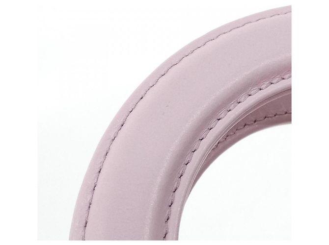 Borsa a mano in pelle rosa Chanel AP3435 - vista 7