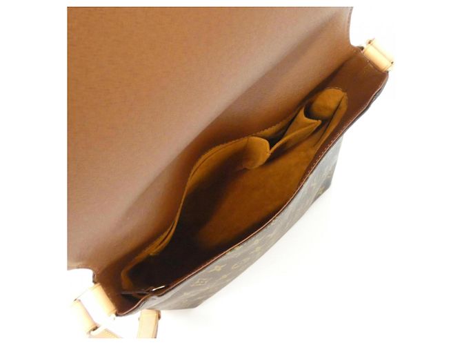 Bolso de hombro Louis Vuitton Monogram Musette Castaño Monograma - vista 7