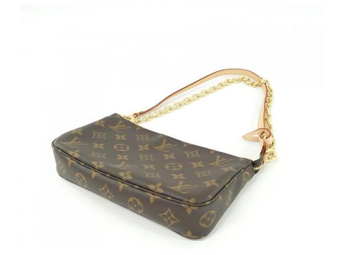 Louis Vuitton Monogram Pochette Accessoires Castaño Monograma - vista 2