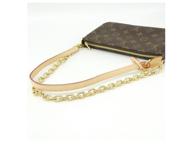 Louis Vuitton Monogram Pochette Accessoires Castaño Monograma - vista 5