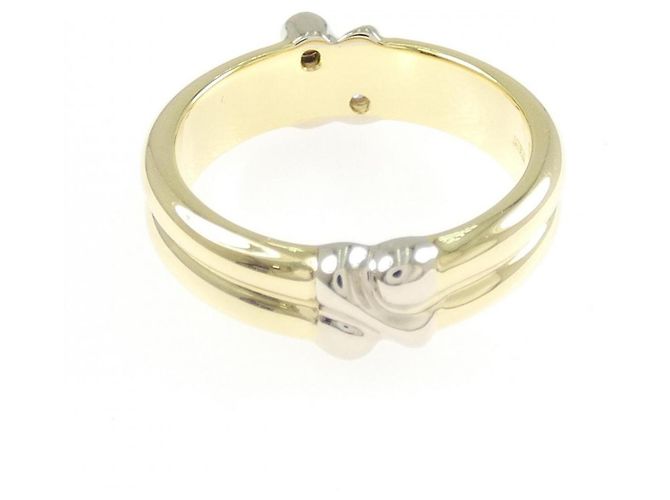 Anello Tiffany & Co con diamante in oro bianco e giallo 18K D'oro - vista 3