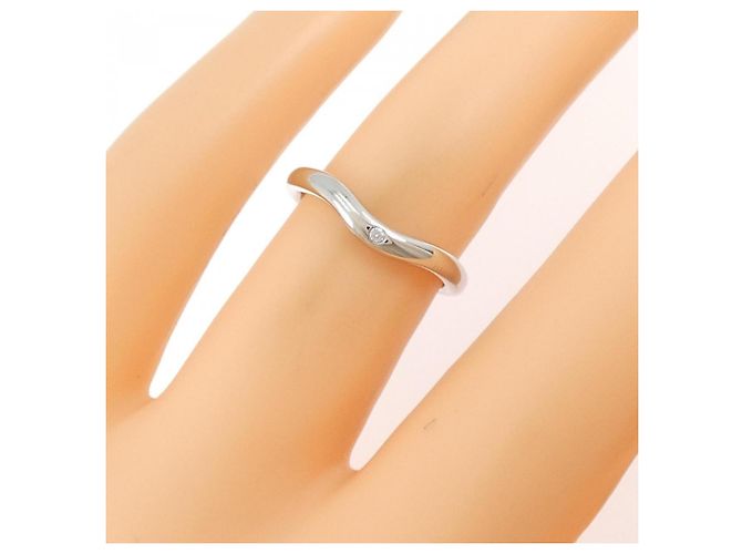 Tiffany & Co. Curved 1P Ring Silber - Ansicht 5