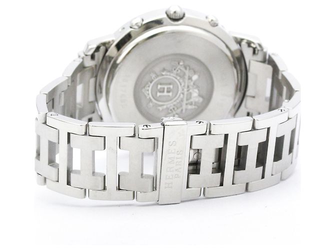Hermès Orologio da uomo Hermes Clipper Chronograph Steel Quartz - vista 5