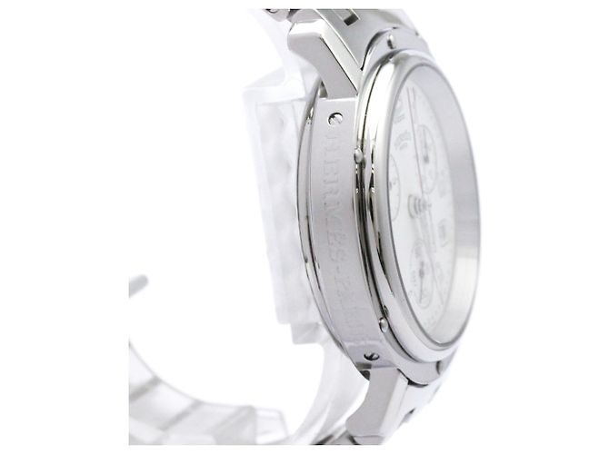 Hermès Orologio da uomo Hermes Clipper Chronograph Steel Quartz - vista 8