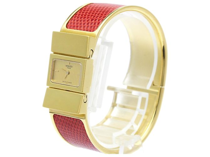 Hermès Reloj para mujer Hermes Loque chapado en oro con cuarzo - vista 2