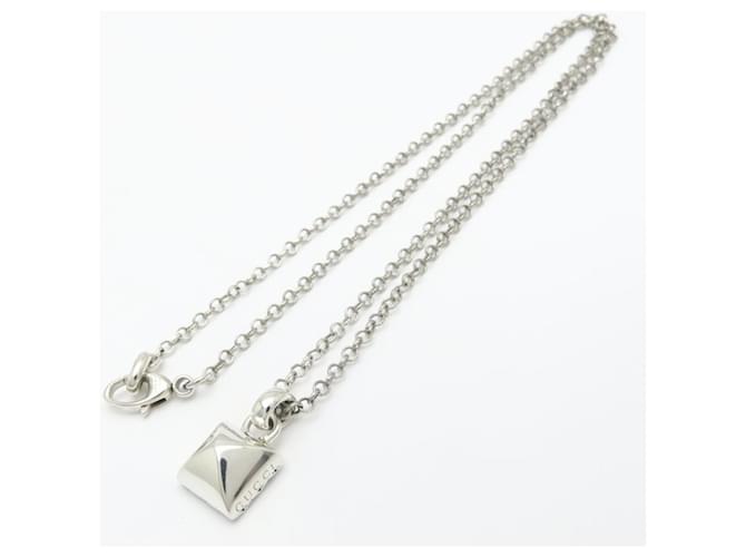 Collana Diamante Pyramid Stud GUCCI Argento - vista 3