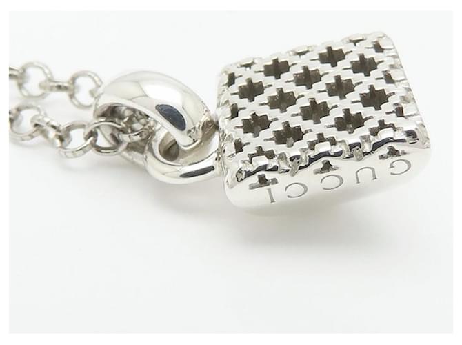 Collana Diamante Pyramid Stud GUCCI Argento - vista 4