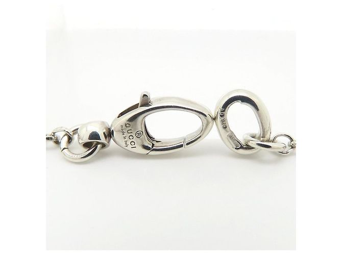 Collana Diamante Pyramid Stud GUCCI Argento - vista 5
