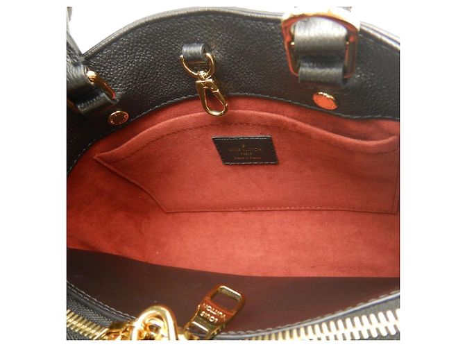 Borsa Louis Vuitton Empreinte Montaigne BB Nero Monogramma - vista 12