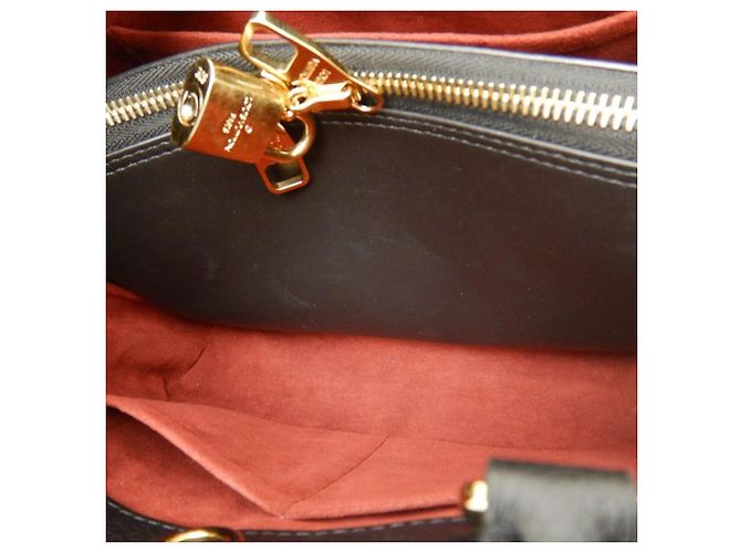 Borsa Louis Vuitton Empreinte Montaigne BB Nero Monogramma - vista 16